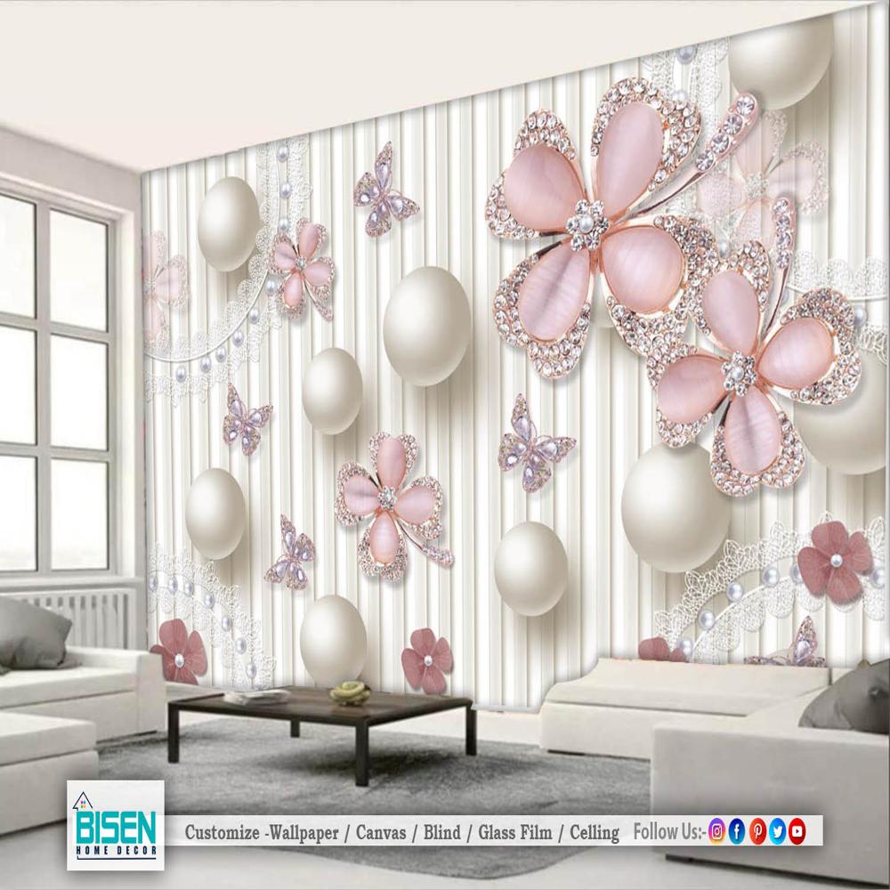3d Bedroom Wallpaper - Material: Non Woven