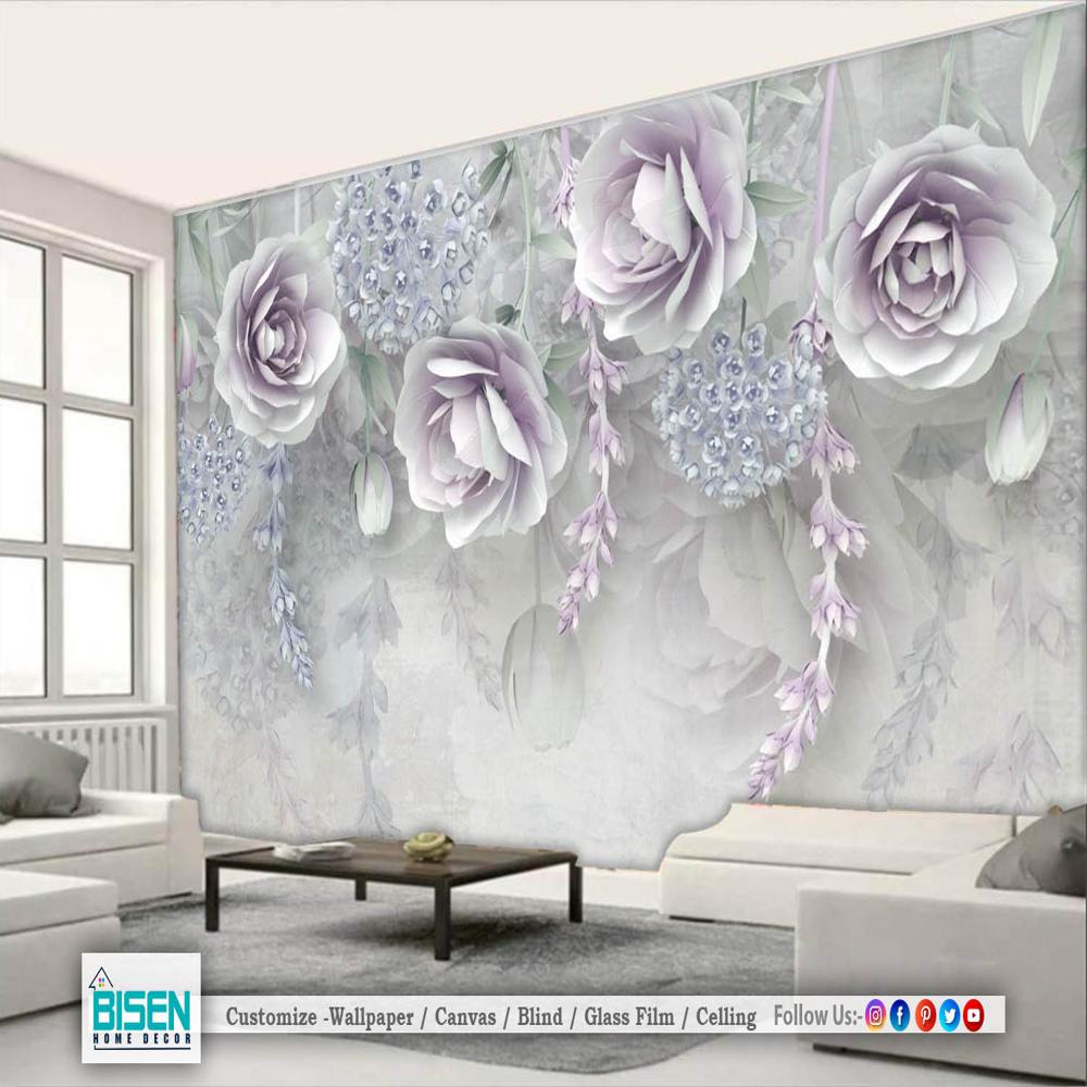 3d Bedroom Wallpaper - Material: Non Woven