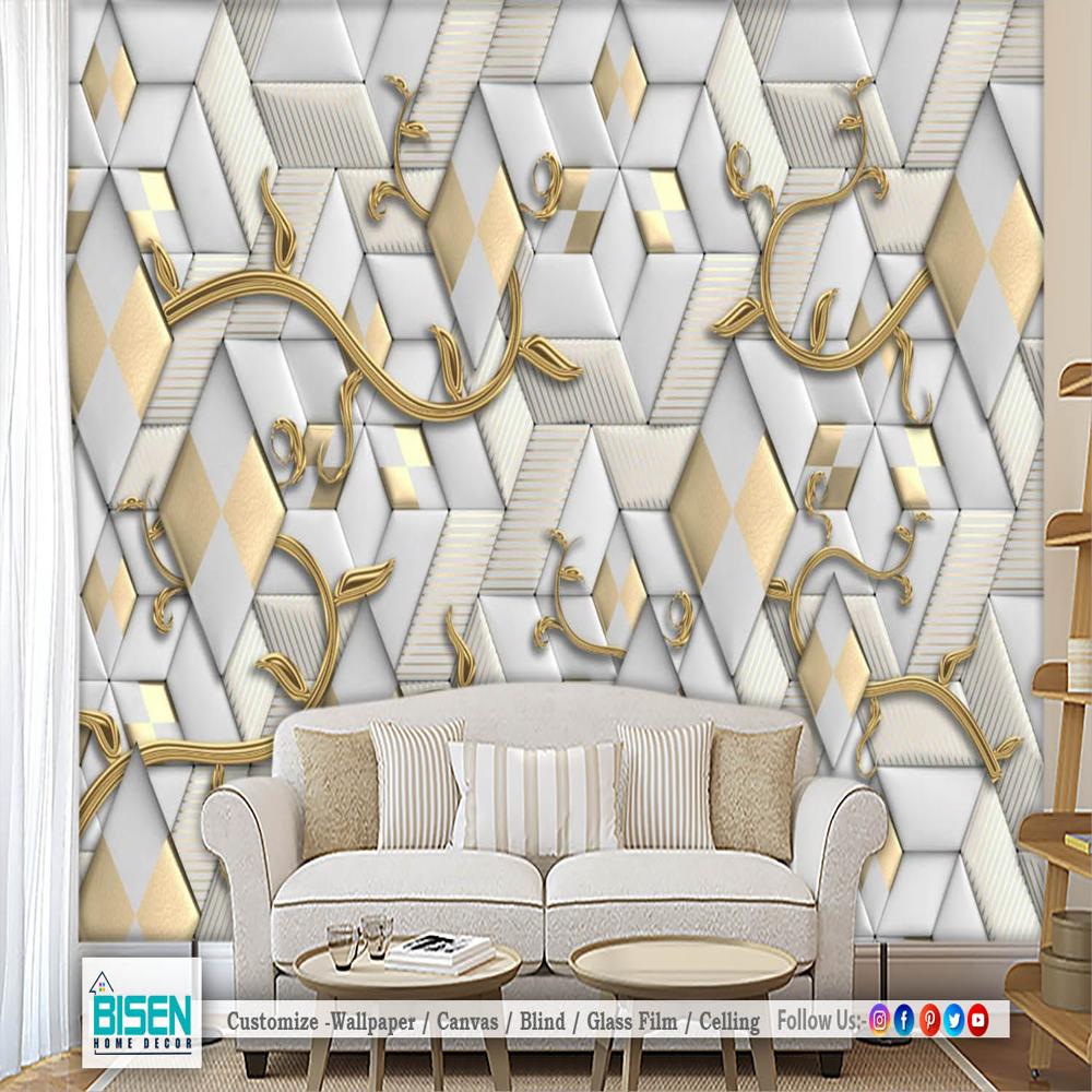 3d Bedroom Wallpaper - Material: Non Woven