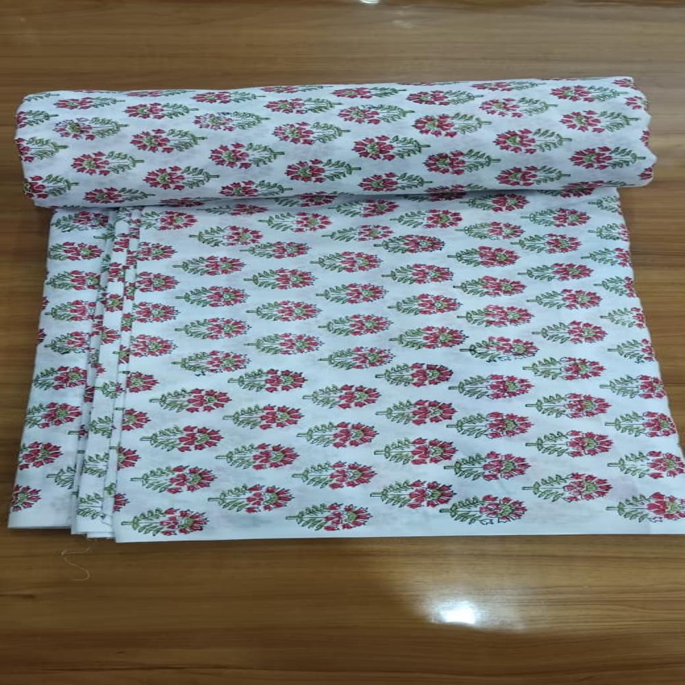 Hand Block Printed Cotton Fabric