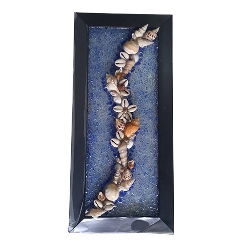 Designer Sea Shell Frame - Color: Multicolor