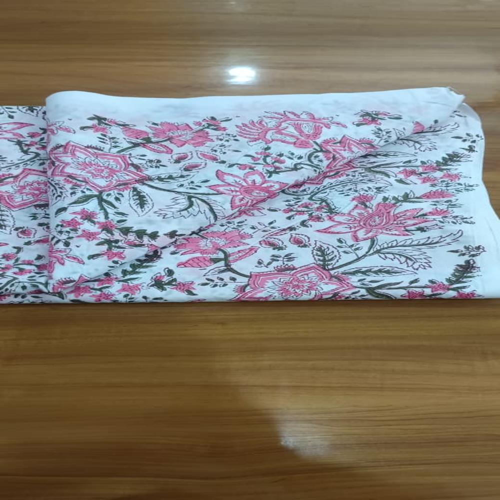 Hand Block Printed Fabric - Attributes: Light In Weight