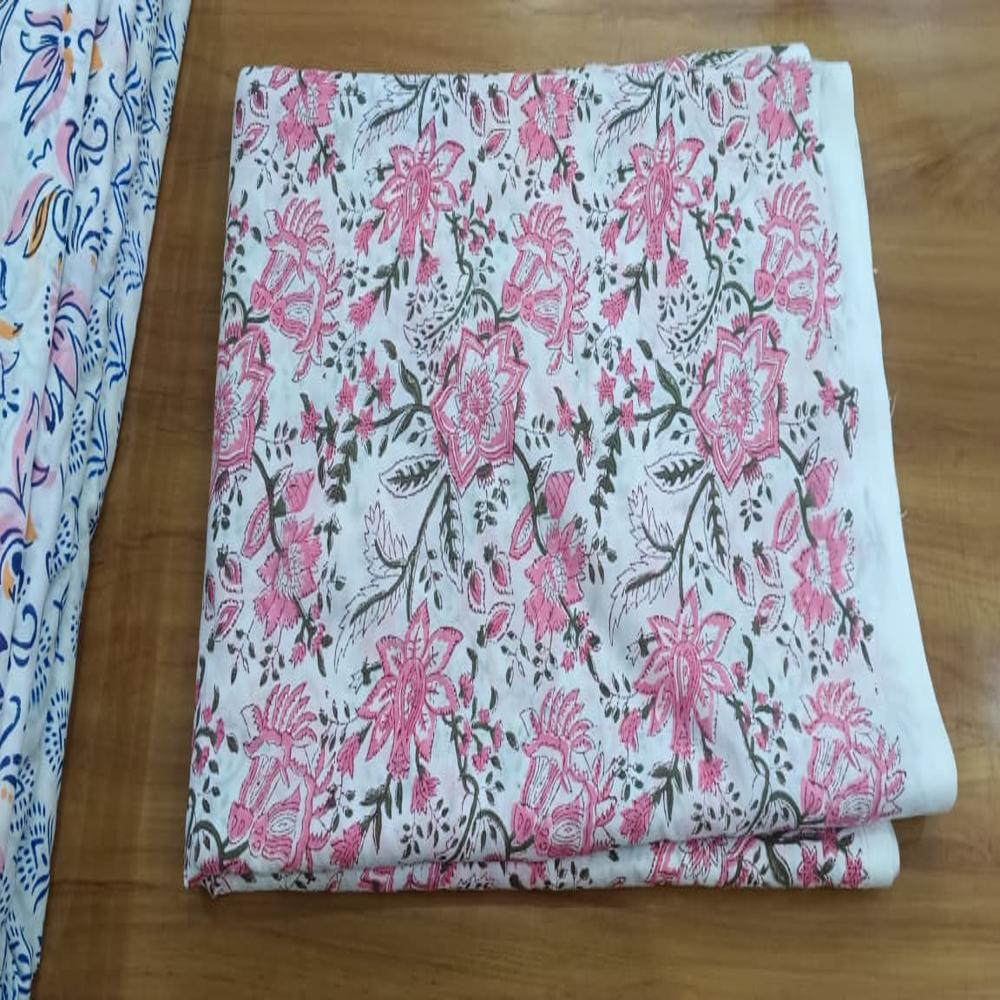 Hand Block Printed Fabric - Attributes: Light In Weight