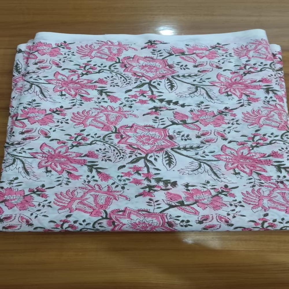 Hand Block Printed Fabric - Attributes: Light In Weight
