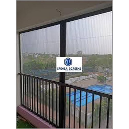 Polyester Pleated Mesh Balcony