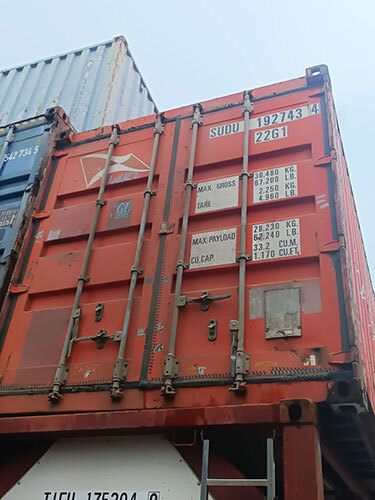  SLR POST Used Shipping Container