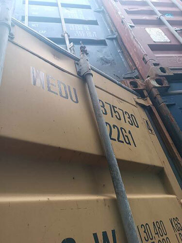 Wedu3757304 Shipping Container - Height: 8-10 Approx. Foot (Ft)