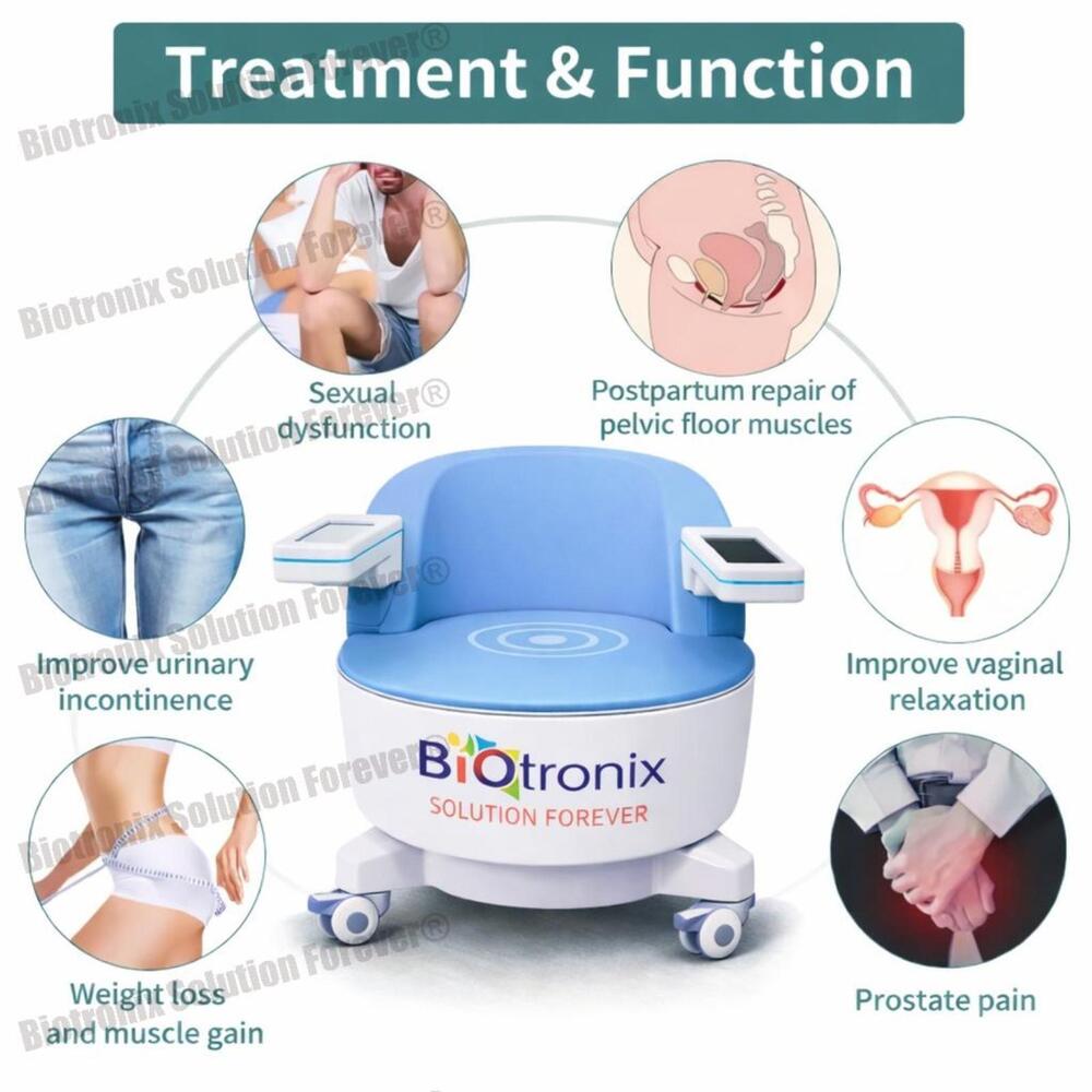 Pelvic Floor Muscle Stimulation Chair for Complete Pelvic Wellness