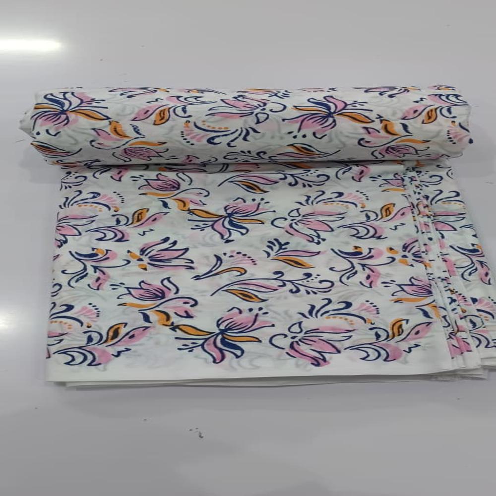Hand Block Printed Fabric - Application: Cotton