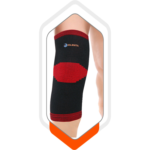 Knee Support Red & Black - Material: Cotton