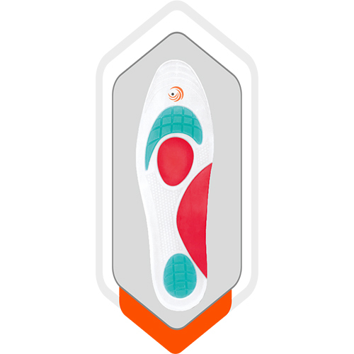 TECH MESH INSOLE with arch & metatarsal support