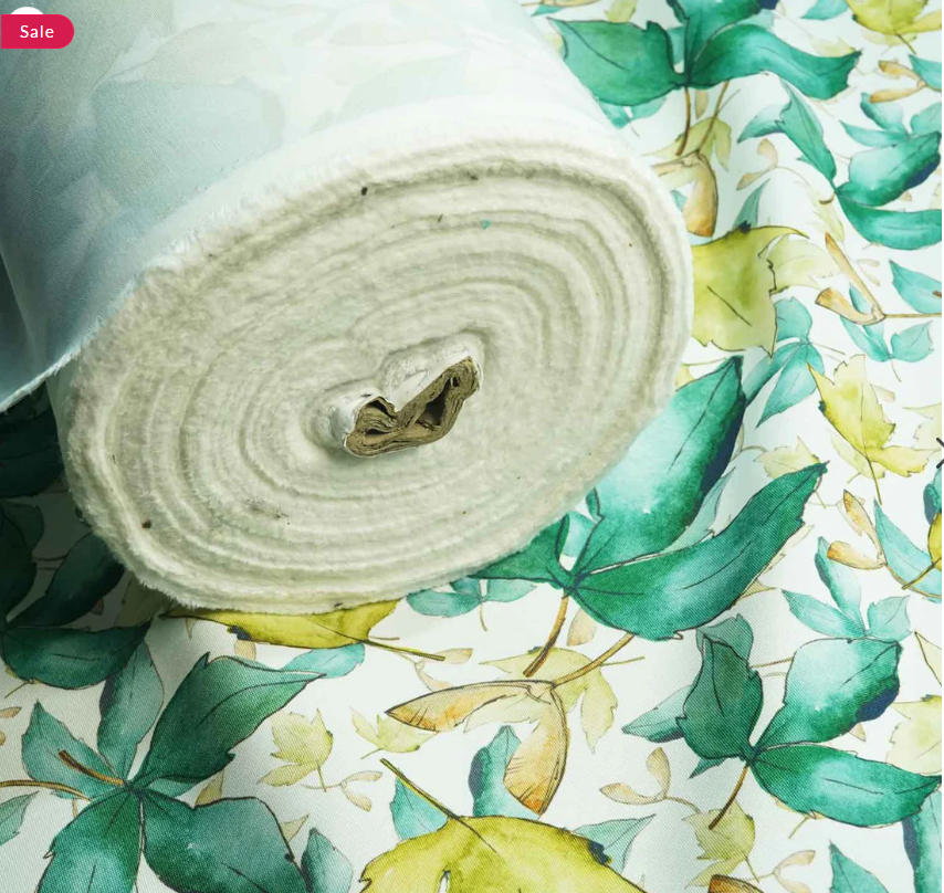 Green with Yellow & Brown Printed, Printing Solution Dyed XNPT-07