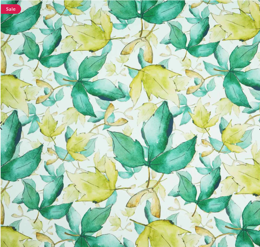 Green with Yellow & Brown Printed, Printing Solution Dyed XNPT-07