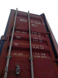 20 Ft Open Top Container - Height: 8-10 Approx. Foot (ft)