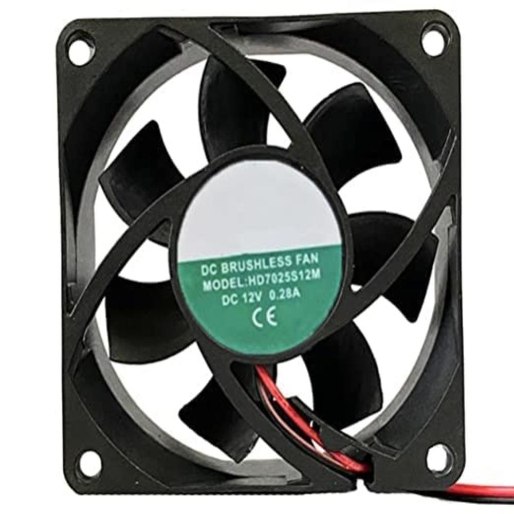 HENGLIXIN HD7025S12M 12V DC 0.28A 7025mm Ball Bearing Industrial Axial Cooling Fan