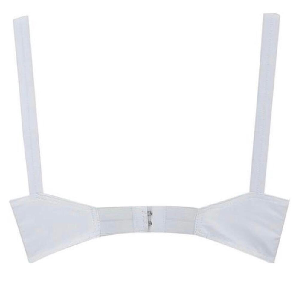 Plain Cotton Bra - Color: White