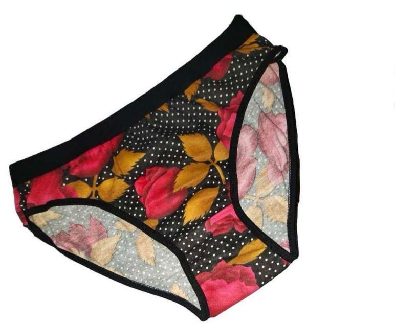 Black Print Ladies Pantie