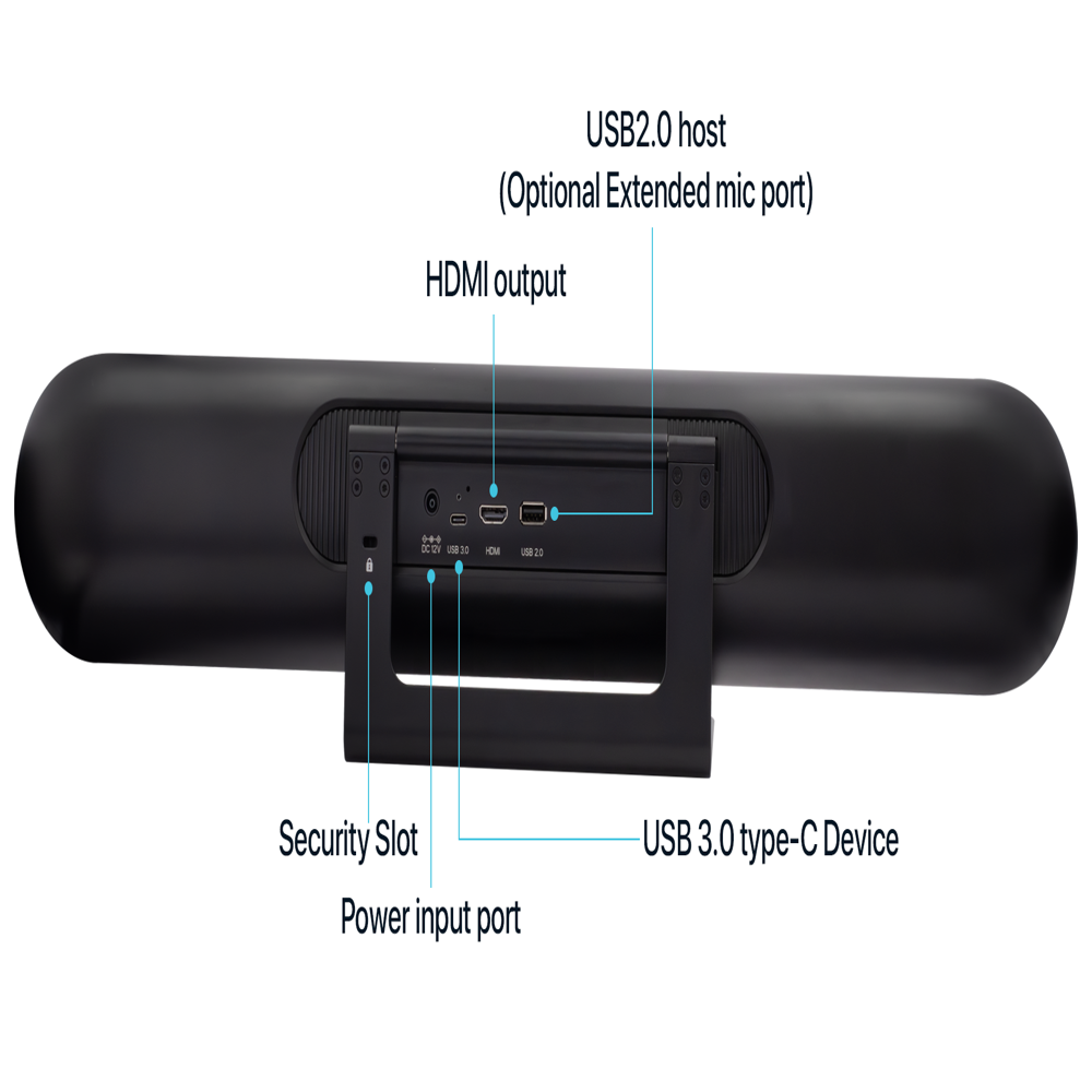 Video Conferencing Soundbar Camera 4K Auto Framing PeopleLink AIO Alpha