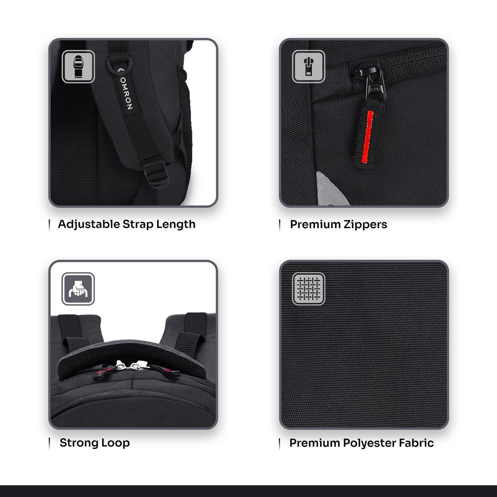 Office Laptop Backpack for Men & Women | USB Port | Water-Resistant Business Travel Bag with Rain Cover