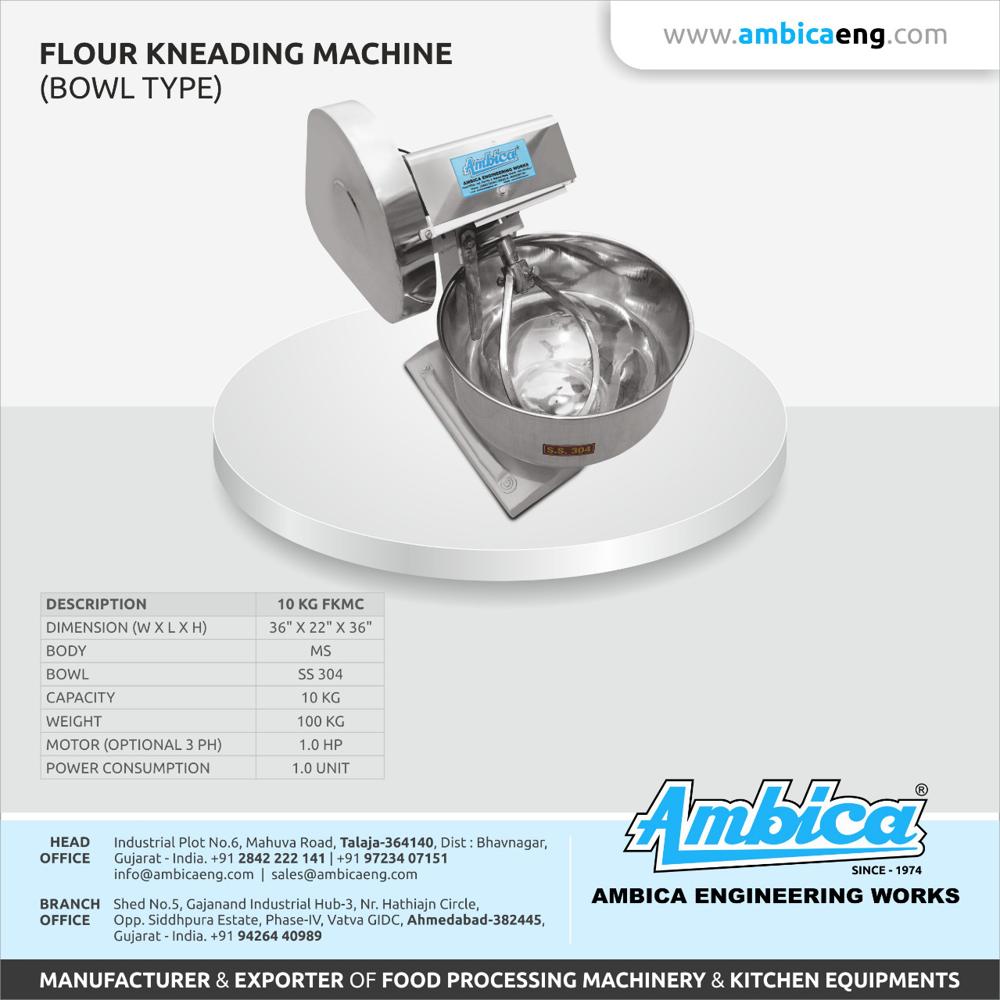  Flour Kneading Machine(10 KG bowl type)