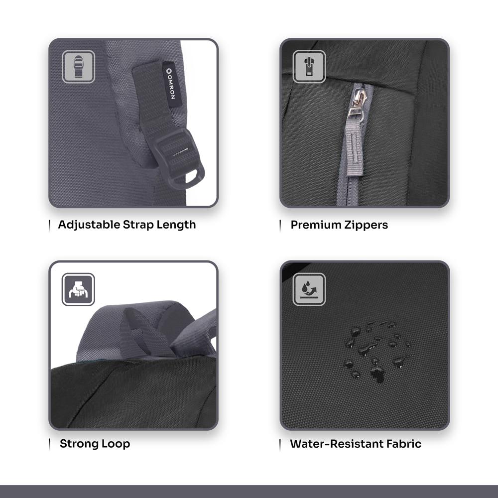 Trendy Mini Backpack for Daily Use, Small Lightweight Backpack for Men, Women, Boys and Girls (Grey)