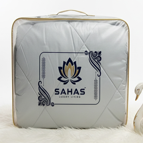 Solid Micro Reversible Double Comforter - Material: 100% Cotton