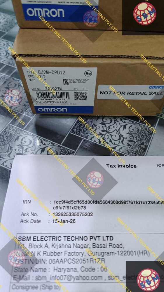 OMRON PLC UNIT, CJ2M-CPU12