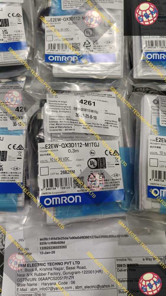 OMRON PROXIMITY SENSOR  10 TO 30VDC, E2EW-QX3D112-M1TGJ 0.3M