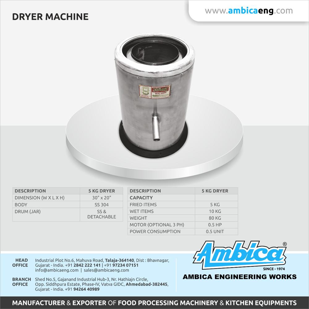 Dryer Machine (5kg ) - Color: Grey