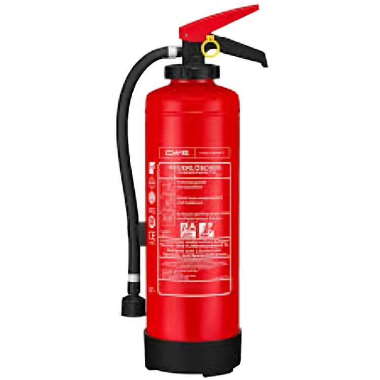 Abc Type Fire Extinguisher - Mild Steel Design, Red Finish | Ideal For Office, Hospital, Mall Fire Safety