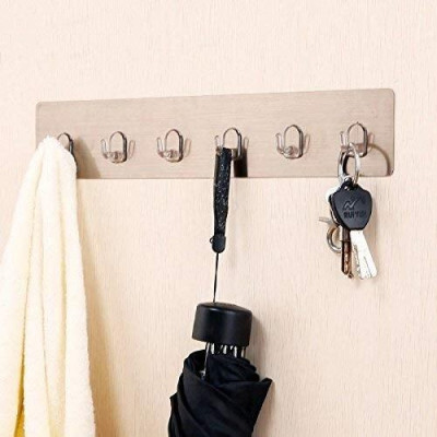 Soft Fiber Mop Cloth Six Piece Wall Hook Magic Sticker