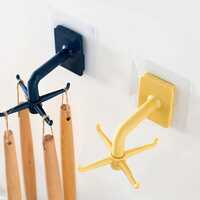 360 Degree Rotating Hooks - Color: Brown