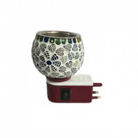Ceramic Platinum Aroma Burner Kapoor Dani - Color: Multicolor