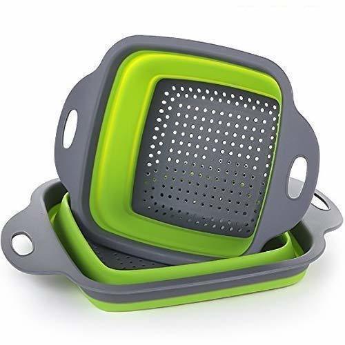 2 Pack Foldable Silicon Filter Basket