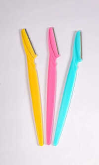 Stainless Steel Blade Eyebrow Razor - Age Group: Adults