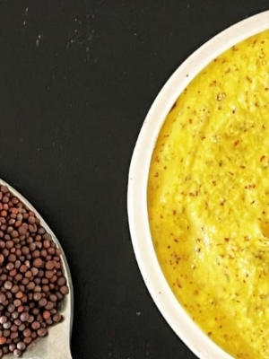 किण्वित सरसों की चटनी