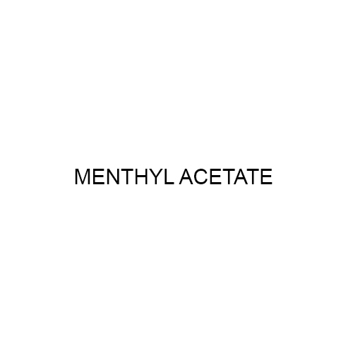 2623-23-6 Menthyl Acetate - Application: Industrial