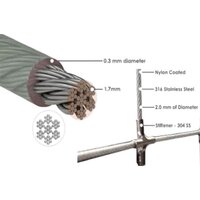 SS304 Invisible Grills For Balconie