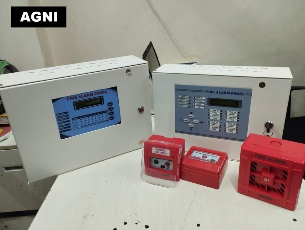 Fire Alarm Panel 2 Zone With Mcp Hooter Set - Coating Type: Colour Coated