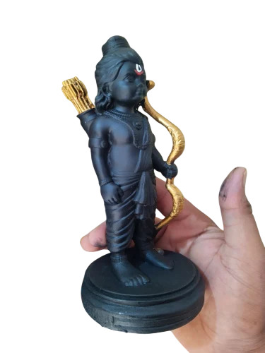 Resin Ram Statue - Color: Golden