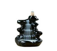 Resin Incense Holders - Color: Black