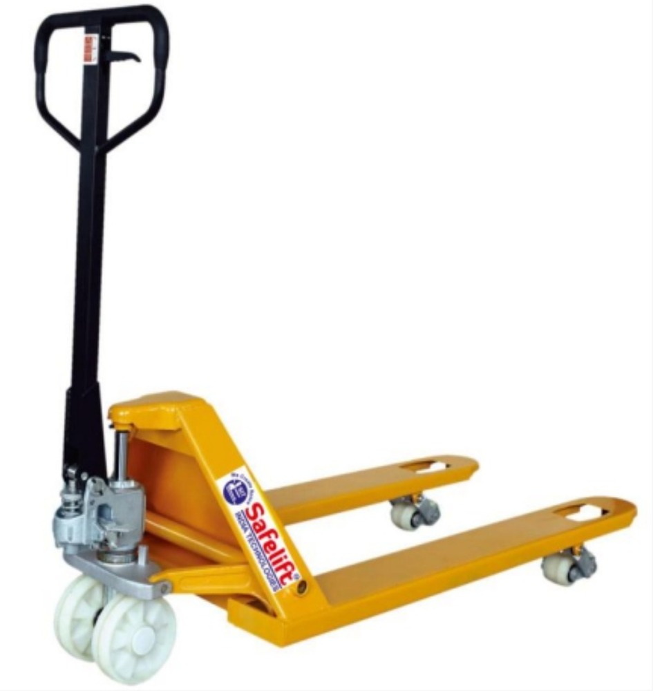 Heavy Duty Hand Pallet Truck - Color: Yellow