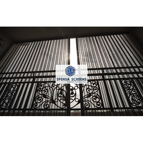 SS 304 Pleated Security Doors