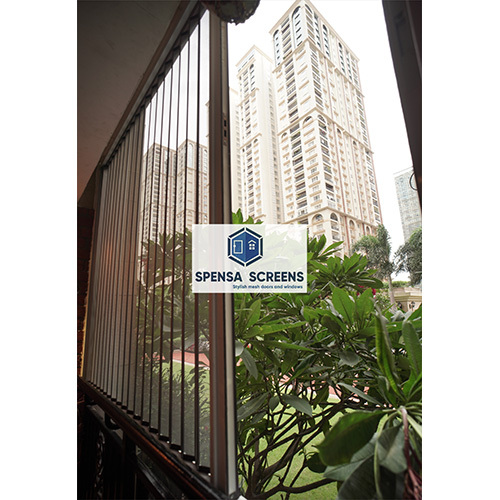 SS 304 Pleated Security Doors