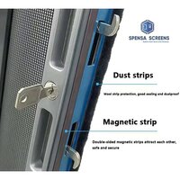 SS 304 Pleated Security Doors