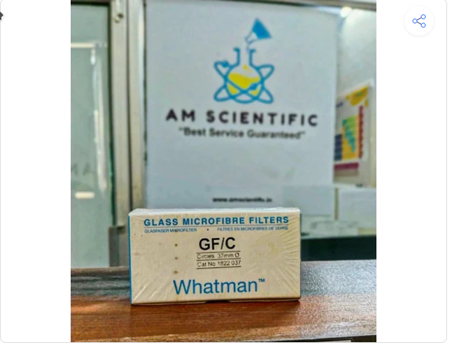 Whatman 1822-037 Grade GF-C Glass Microfiber Filter Papers 1.2 um 37 mm