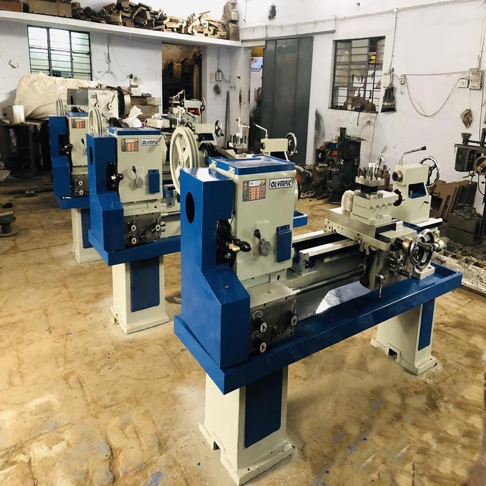 Semi Automatic Medium Duty Lathe Machine - Color: Ad Gray/ Double