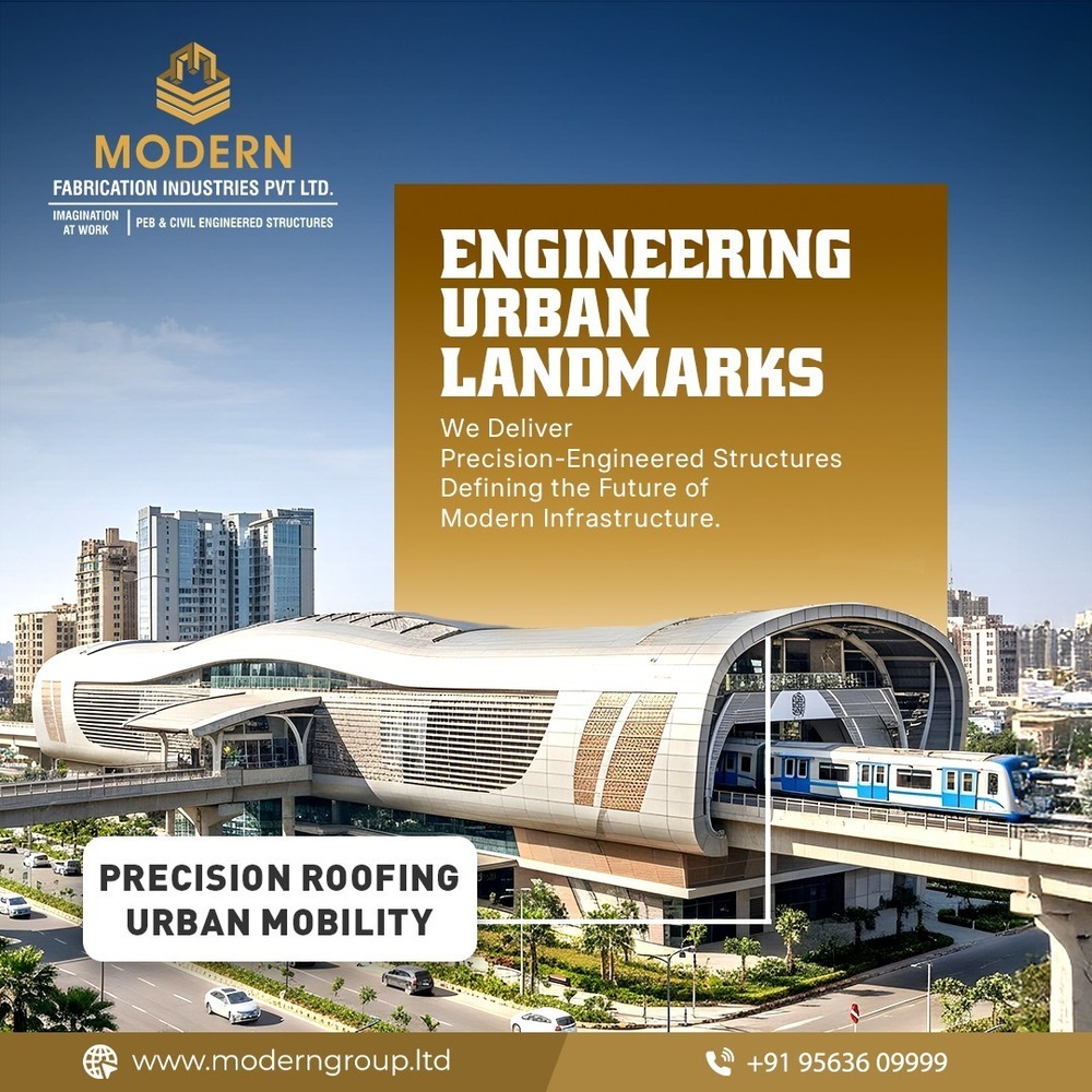 Prefabricated Metro & railway Steel sheds Buildings