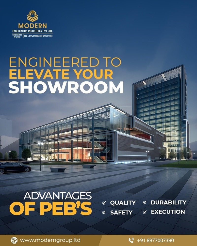 PEB Showroom constructions fabricators