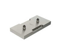 Zps 2-stud Fixture Plates - Color: Silver